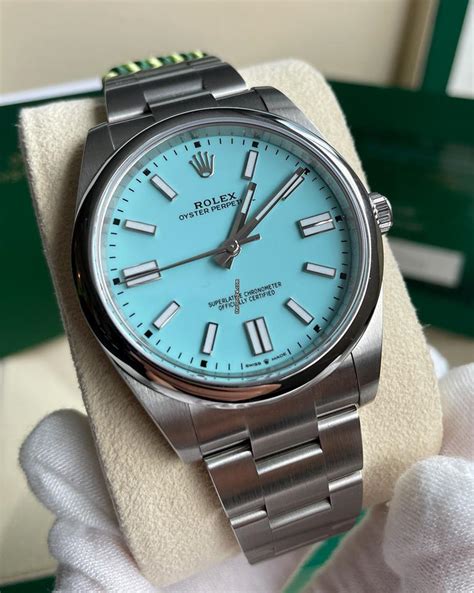 light blue rolex oyster perpetual|Rolex Oyster Perpetual date price.